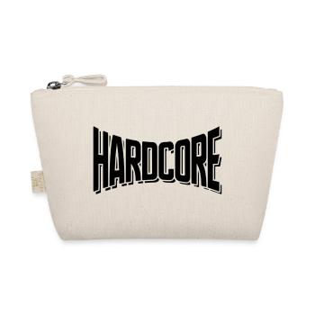 hard core dj hart bass sticker aufkleber musik - Bio-Täschchen - Natur - Vorne