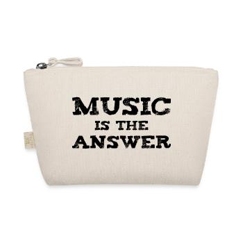 Music is the Answer - Organic Pouch - nature - Front