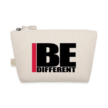 Cool Be Different Logo - Bio-Täschchen - Natur - Vorne