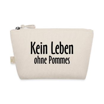 Kein Leben ohne Pommes - Bio-Täschchen - Natur - Vorne