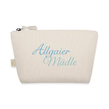 Allgaier Mädle Mädchen aus dem Allgäu (Hell) - Bio-Täschchen - Natur - Vorne