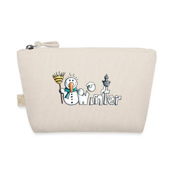 Happy Winter - Bio-Täschchen - Natur - Vorne