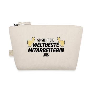 die weltbeste mitarbeiterin - Bio-Täschchen - Natur - Vorne