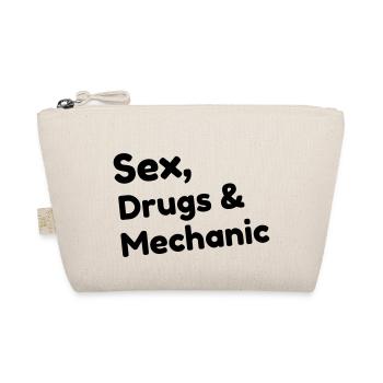 Mechanic Mechanik Mécanique Mécanicien Garage - Organic Pouch - nature - Front