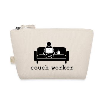 couch worker in your two desired colors - Organic Pouch - nature - Front
