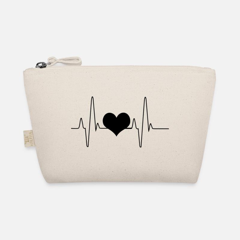 Herzschlag Rhythmus Bio-Täschchen