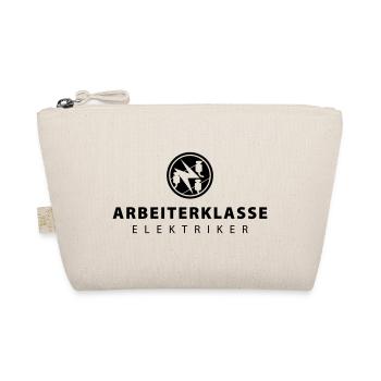 Arbeiterklasse Elektriker mit Zunftzeichen - Bio-Täschchen - Natur - Vorne