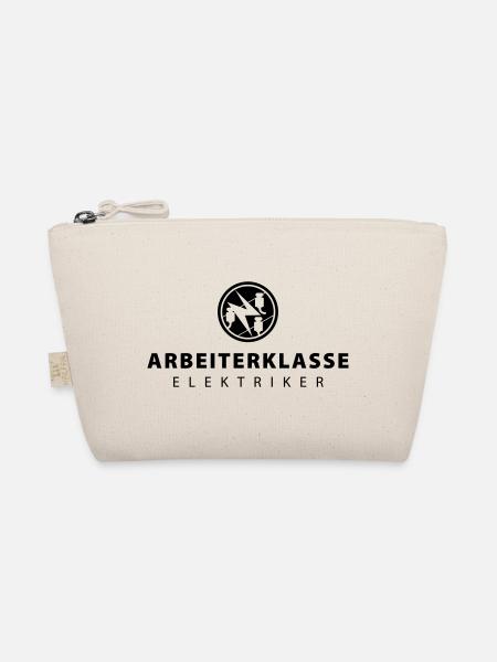 Working class electricians with guild signs - Organic Pouch - nature - Front