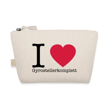 I Love Gyrosteller komplett - Bio-Täschchen - Natur - Vorne