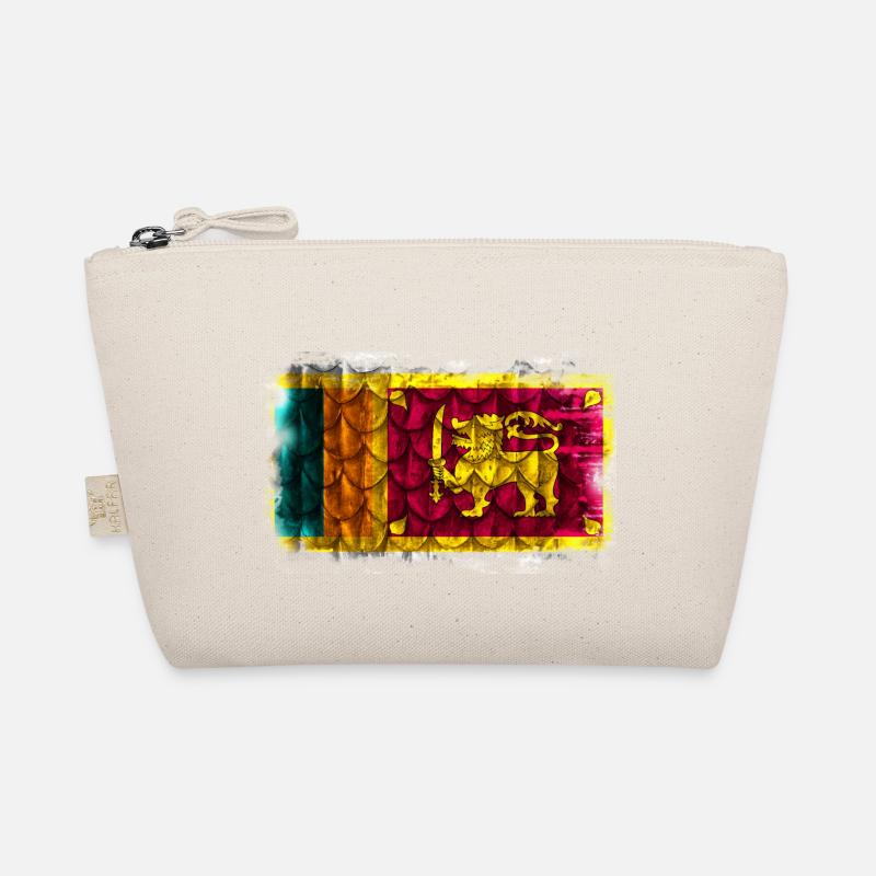 Drapeau sri-lankais avec plumes - Trousse biologique - nature