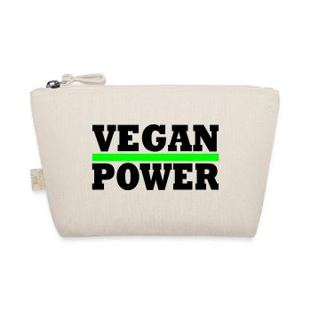 vegan power - Organic Pouch - nature - Front