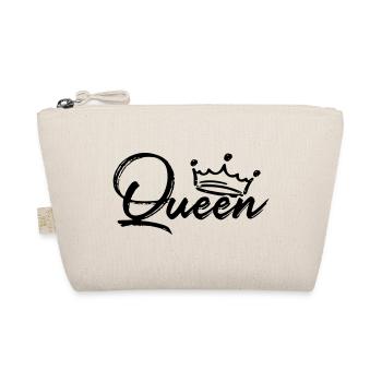 Queen (Partnermotiv) - Bio-Täschchen - Natur - Vorne
