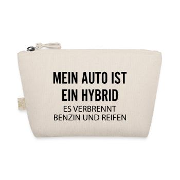 Mein Auto ist ein Hybrid es verbrennt Benzin Tuner - Bio-Täschchen - Natur - Vorne
