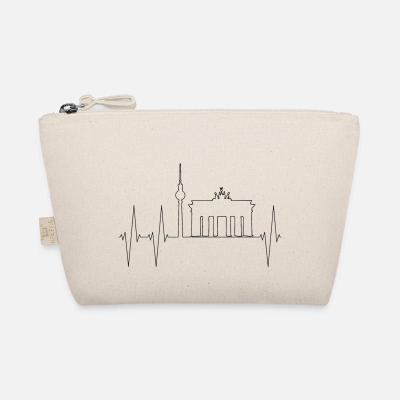 Berlin Skyline - Bio-Täschchen - Natur