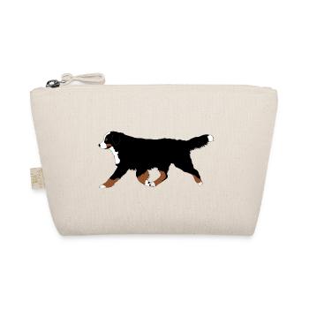 Bernese Mountain Dog runs - Organic Pouch - nature - Front