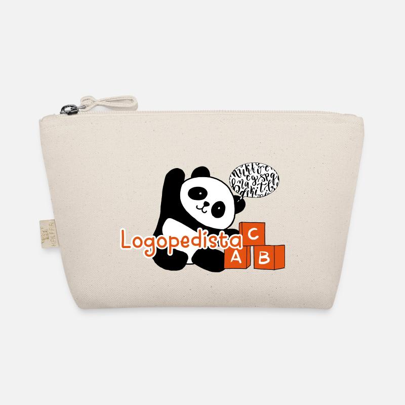 Panda Speech Therapist Organic Pouch