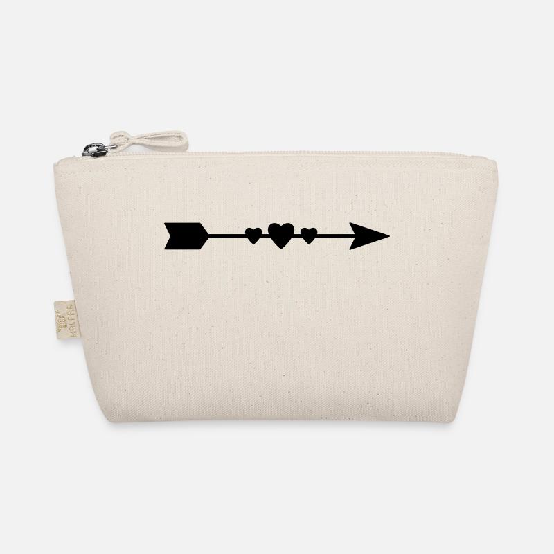 Arrow with hearts Organic Pouch
