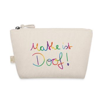 mathe is doof - Organic Pouch - nature - Front