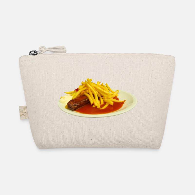 Currywurst mit Pommes Bio-Täschchen