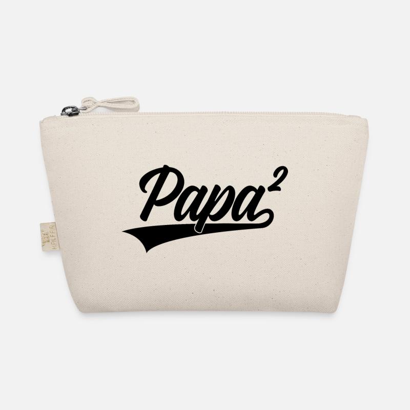 DAD HIGH 2 FATHER OF TWO Organic Pouch