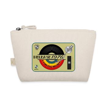 1976 birthday 46 years 46th anniversary release vinyl - Organic Pouch - nature - Front