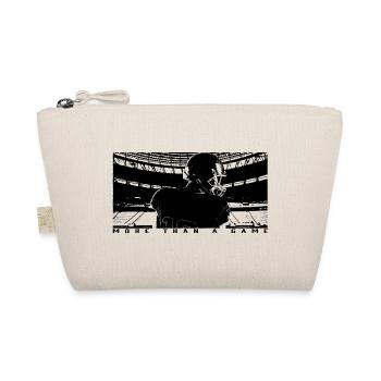 More Than a Game – Football Passion Design - Organic Pouch - nature - Front