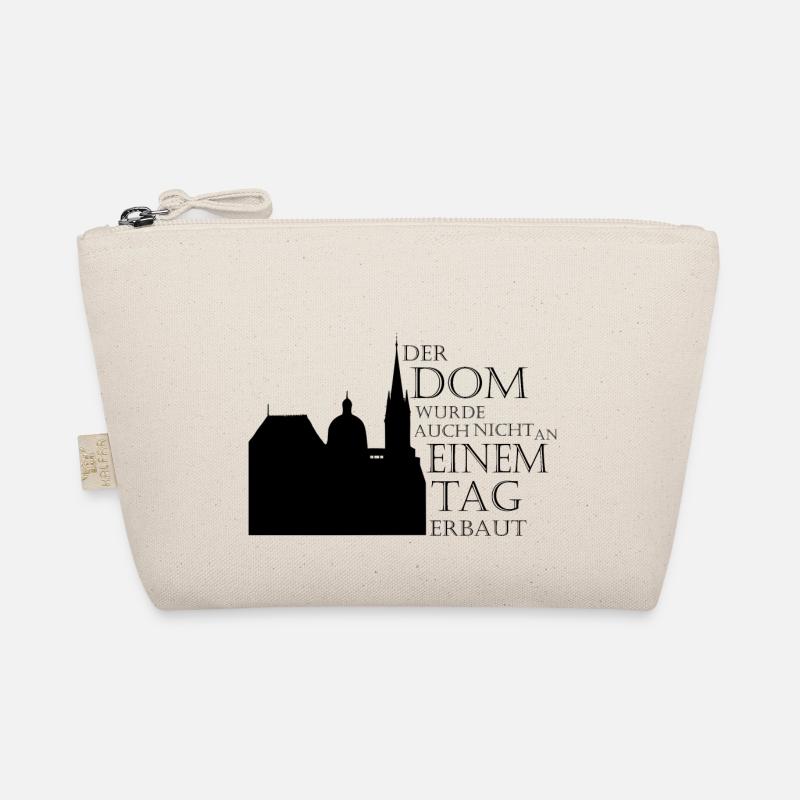 der dom wurde auch nicht an einem tag erbaut - Bio-Täschchen - Natur