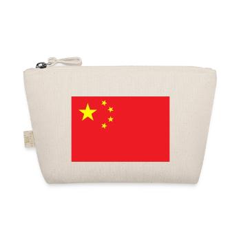 Drapeau Chine / China flag - Trousse biologique - nature - Devant