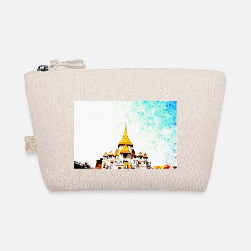 Tempel in Thailand Bio-Täschchen