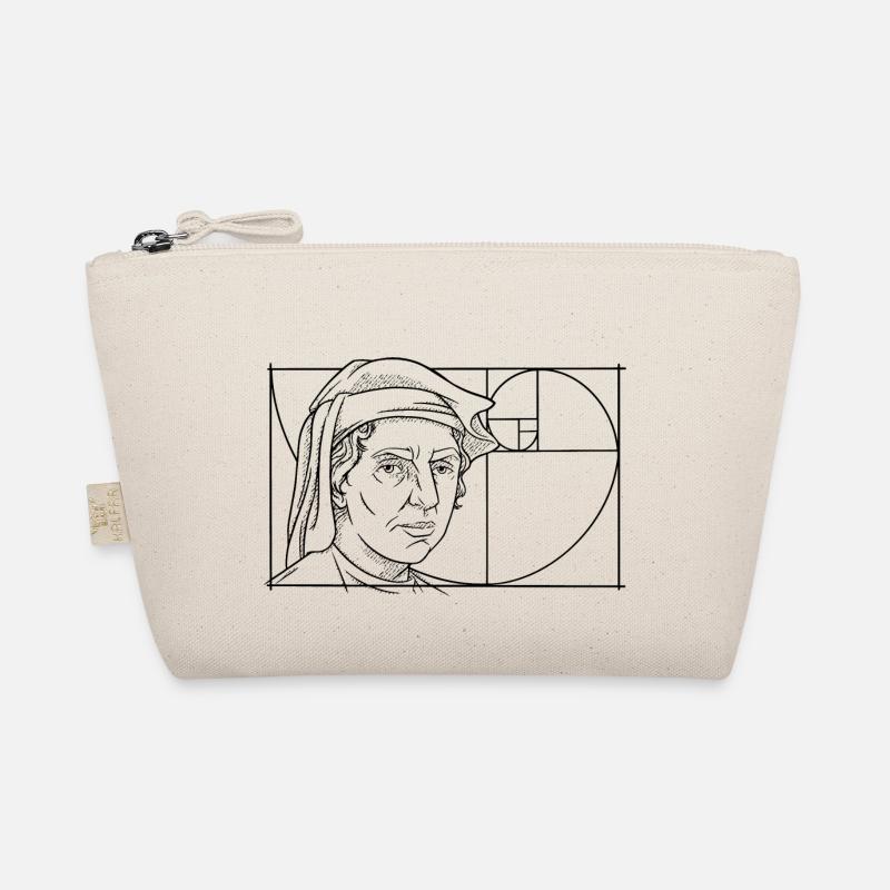 Leonardo Fibonacci Mathematician Math Series Follow Organic Pouch