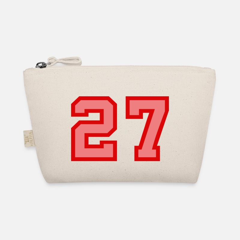 Coole Retro Retrostyle Jersey Nummer Rückennummer Bio-Täschchen