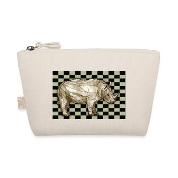 Nashorn - Bio-Täschchen - Natur - Vorne