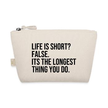 Inspiration Motivation Positive Life Lifetime - Organic Pouch - nature - Front