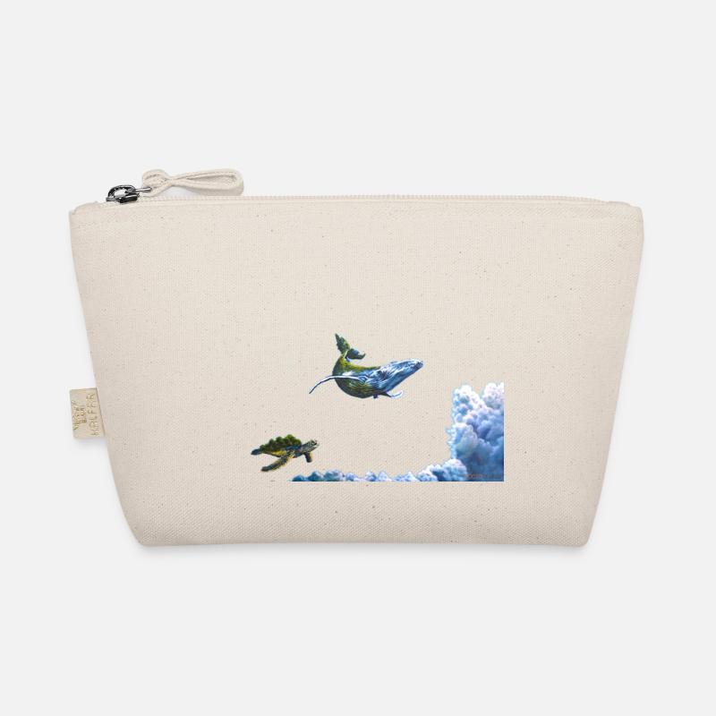 WAL and turtle copy Organic Pouch