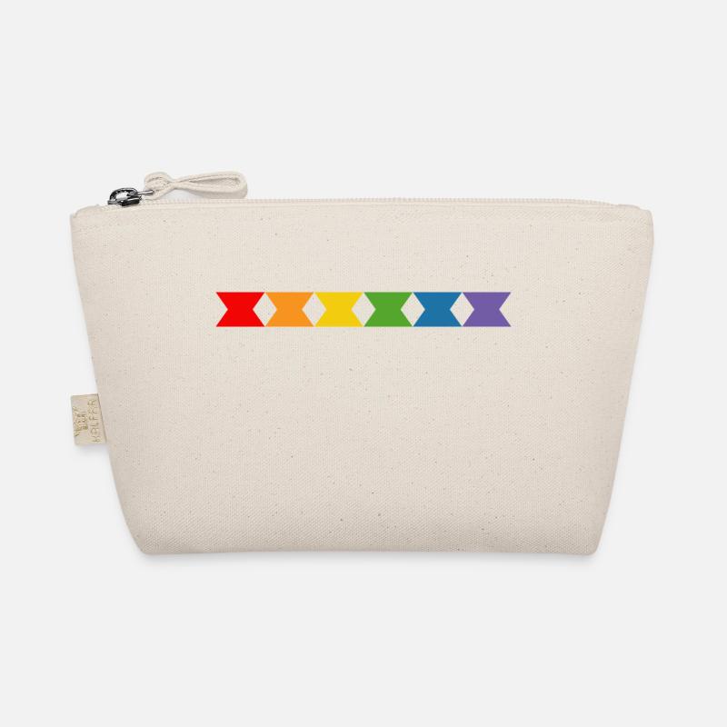 Regenbogen diabolo Bio-Täschchen