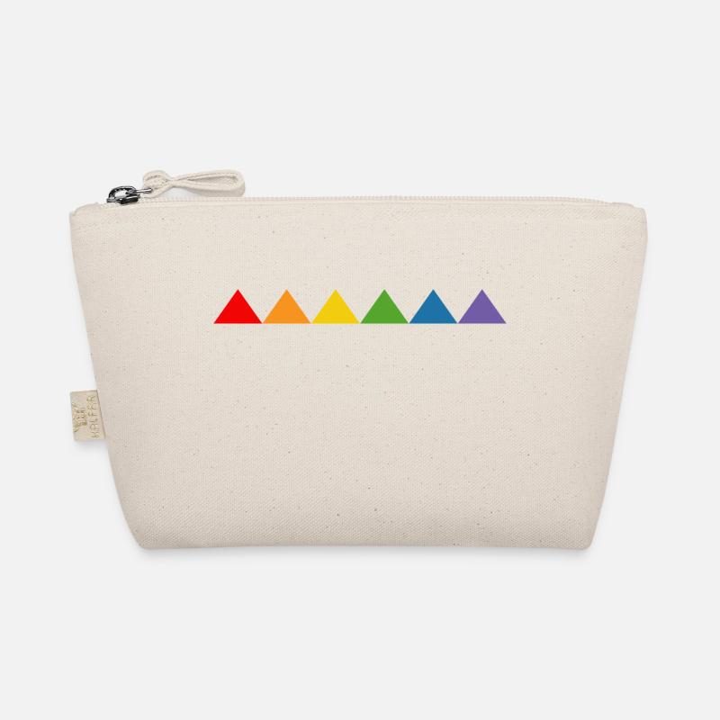 Regenbogen triangle Bio-Täschchen