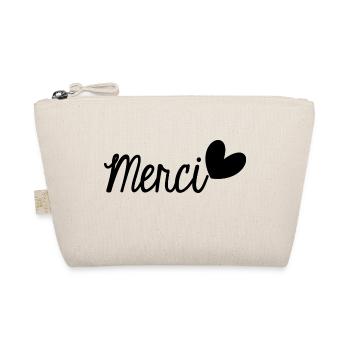 MERCI. THANKS. THANK YOU. ANNIVERSAIRE. NAISSANCE. - Trousse biologique - nature - Devant