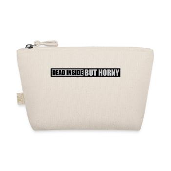 dead inside but horny - Organic Pouch - nature - Front