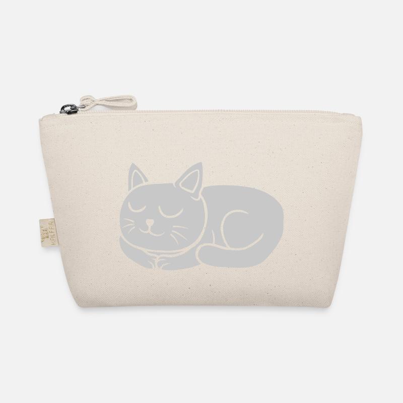 Cat lying asleep Comic Organic Pouch