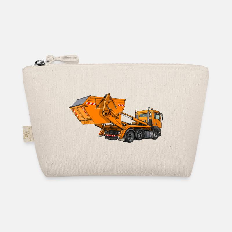 LKW mit Mulde, Absetzkipper - Bio-Täschchen - Natur