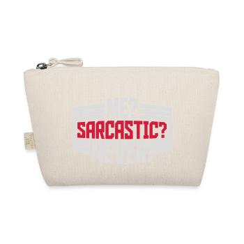me sarcastic never Zitat - Bio-Täschchen - Natur - Vorne
