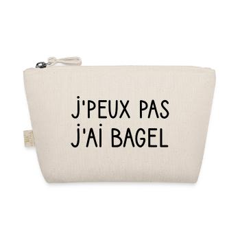 T-shirt j'peux pas j'ai Bagel idéecadeau humour - Trousse biologique - nature - Devant