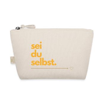 sei du selbst - Bio-Täschchen - Natur - Vorne