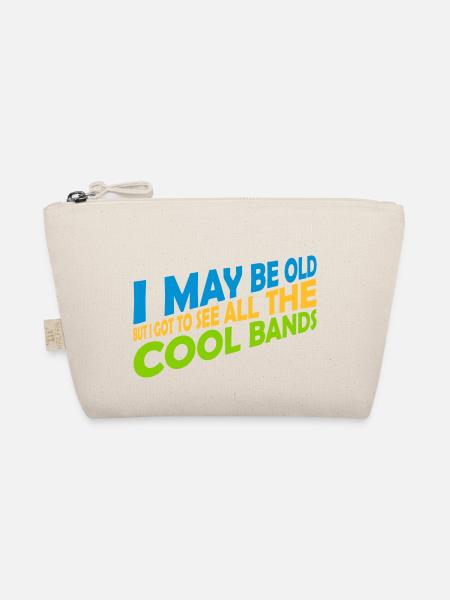 I may be old - Organic Pouch - nature - Front
