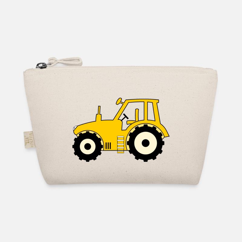 Tractor yellow Organic Pouch
