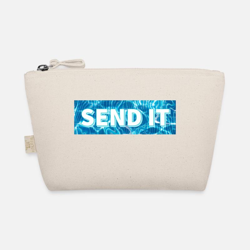 SEND IT box logo - Organic Pouch - nature