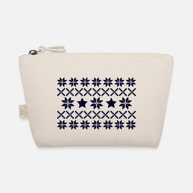 winter norwegen muster Bio-Täschchen
