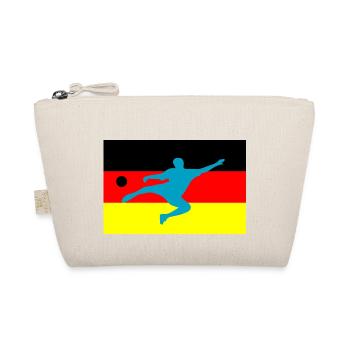 Soccer Fussball - Bio-Täschchen - Natur - Vorne