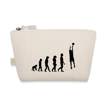Basketball-Evolution - Bio-Täschchen - Natur - Vorne