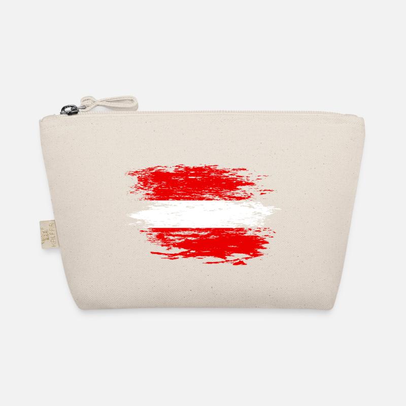 Drapeau de carte Autriche utilisé Trousse biologique